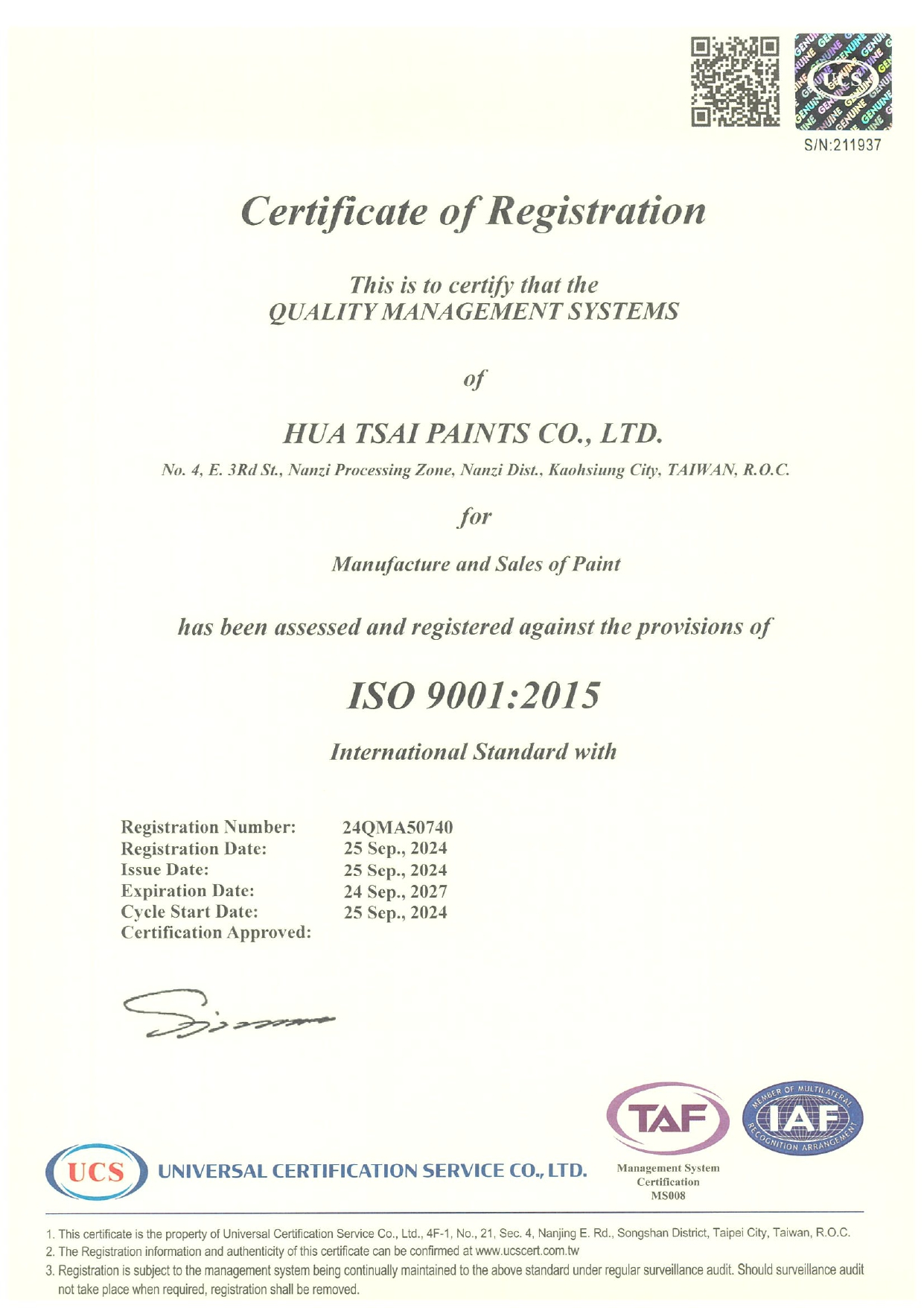 ISO 9001 ISO 9001